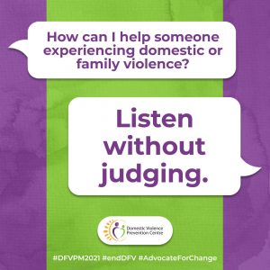DVPM social tile: listen without judging