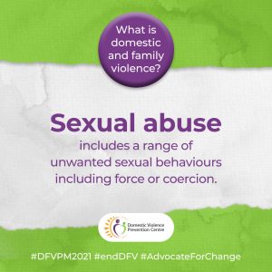 DVPM social tile: sexual abuse