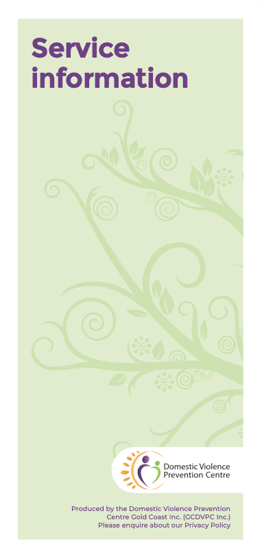 Service information brochure cover