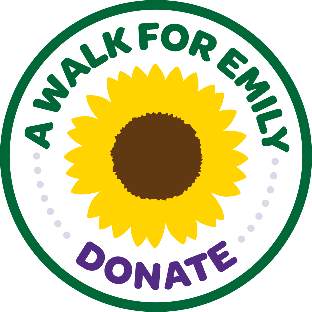 Sunflower with A walk for Emily... donate